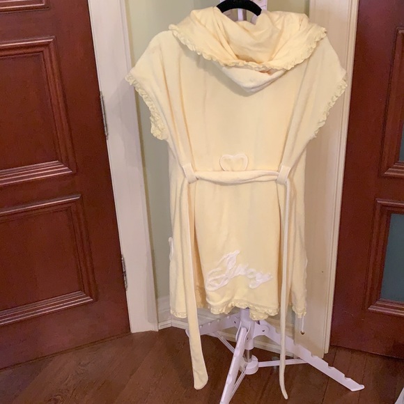 Short sleeve terry cloth robe cover up - Picture 2 of 5